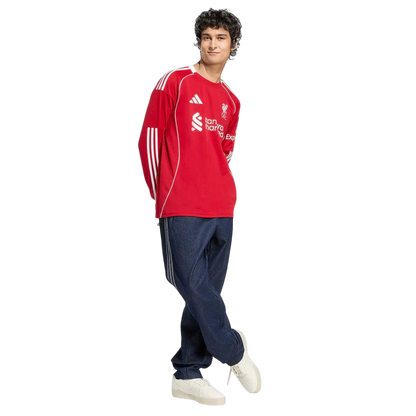 Camisa Liverpool Home Manga Comprida 25/26 - Torcedor Masculina