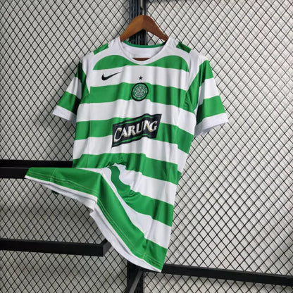 Camisa Retrô Celtic FC 2005/06 Masculino Verde e Branco