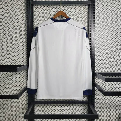 Camisa Retrô Manchester United II Manga Longa 1999/00 Branco