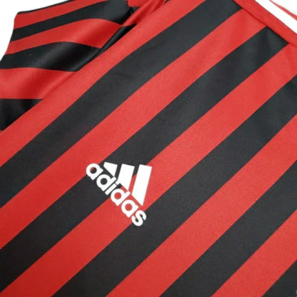 Camisa Milan Retrô 2011/2012 Vermelha e Preta