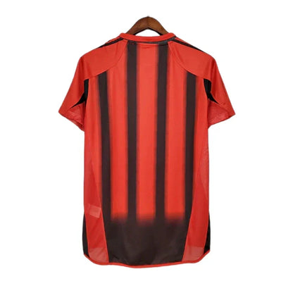 Camisa Milan Retrô 2004/2005 Vermelha e Preta