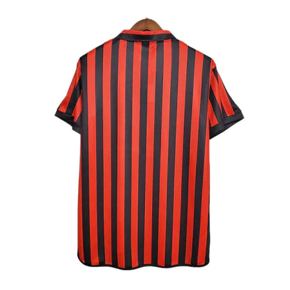 Camisa Milan Retrô 1999/2000 Vermelha e Preta