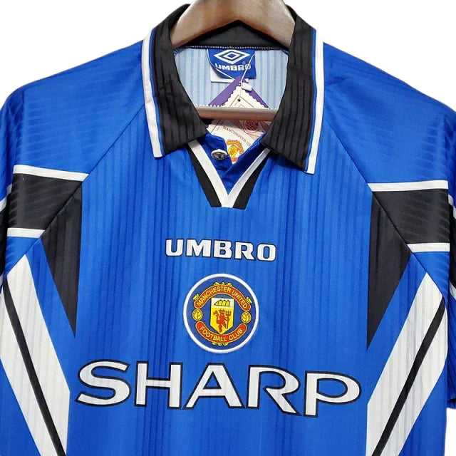 Camisa Manchester United Retrô 1996/1997 Azul