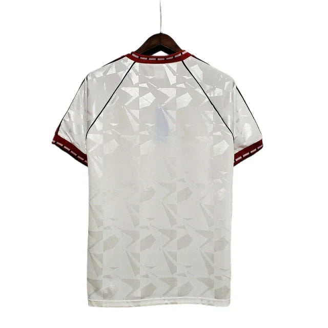 Camisa Manchester United Retrô 1991 Branca