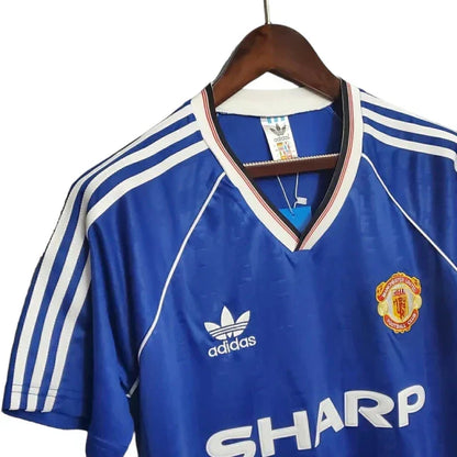 Camisa Manchester United Retrô 1988/1990 Azul