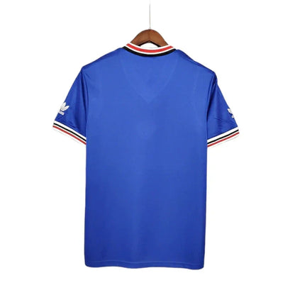 Camisa Manchester United Retrô 1985/1986 Azul