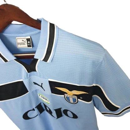 Camisa Lazio Retrô 1999/2000 Azul e Preta
