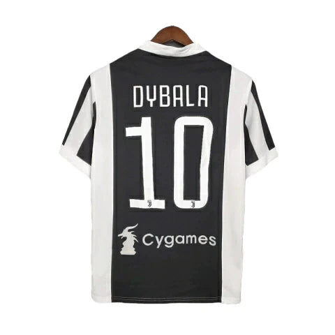 Camisa Juventus Retrô 2017/2018 Preta e Branca