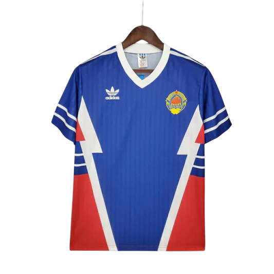 Camisa Iugoslávia Retrô 1990 Azul
