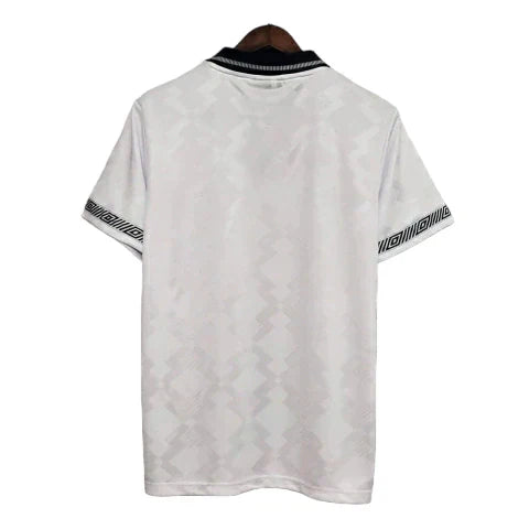 Camisa Inglaterra Retrô 1990 Branca