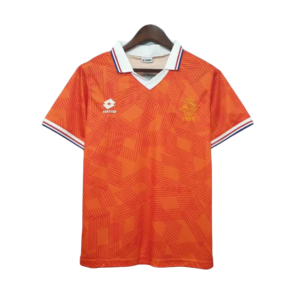 Camisa Holanda Retrô 1991 Laranja - Lotto