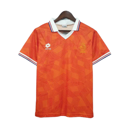 Camisa Holanda Retrô 1991 Laranja - Lotto