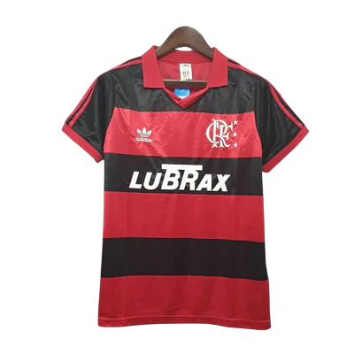 Camisa Retrô Flamengo I Home 1990/91 Masculino Vermelho e Preto