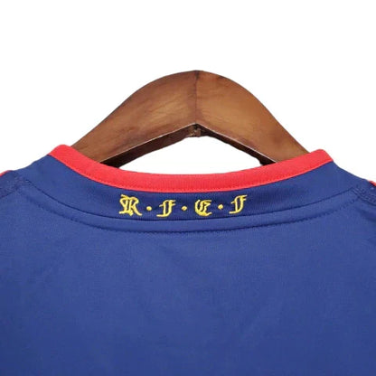 Camisa Espanha Retrô 2010 Azul