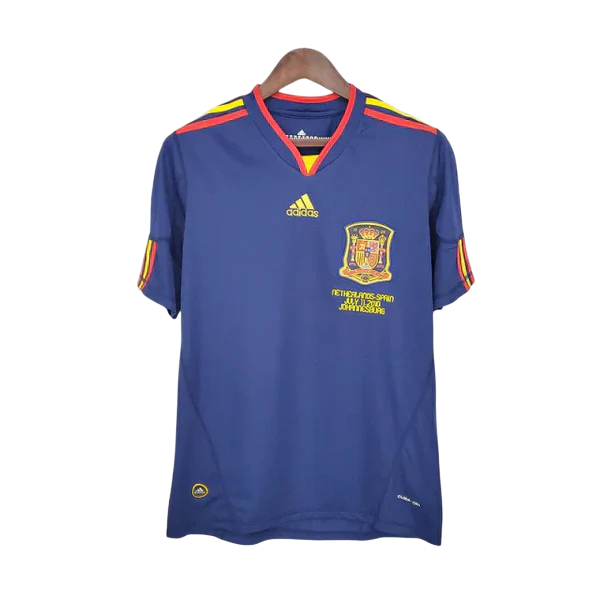 Camisa Espanha Retrô 2010 Azul