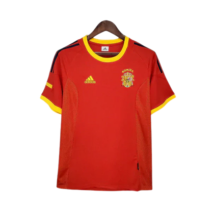 Camisa Espanha Retrô 2002 Vermelha