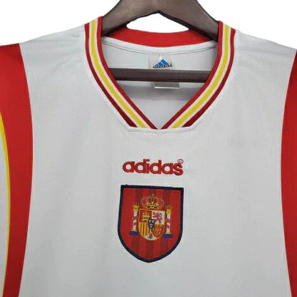 Camisa Espanha Retrô 1996 Branca