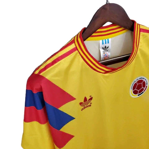 Camisa Colômbia Retrô 1990 Amarela