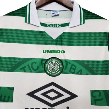 Camisa Celtic Retrô 1998/1999 Verde e Branca