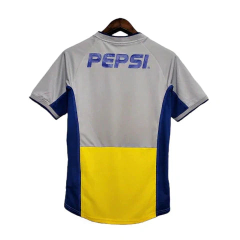 Camisa Boca Juniors Retrô 2002 Cinza