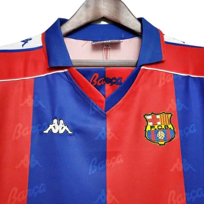 Camisa Barcelona Retrô 92/95 - Azul e Grená