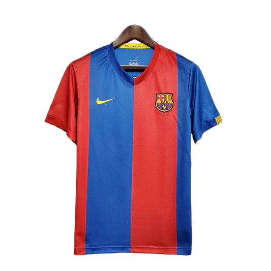 Camisa Barcelona Retrô 2006/2007 Azul e Grená