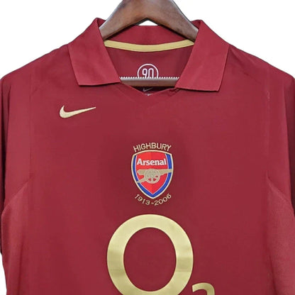 Camisa Arsenal Retrô 2005/2006 Vinho