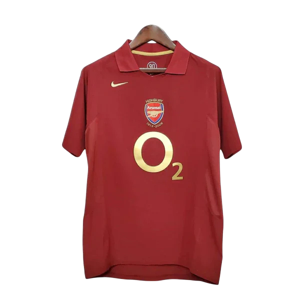 Camisa Arsenal Retrô 2005/2006 Vinho