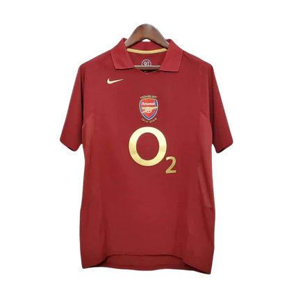 Camisa Arsenal Retrô 2005/2006 Vinho