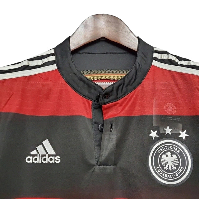 Camisa Alemanha Retrô 2014 - Preto e Vermelha