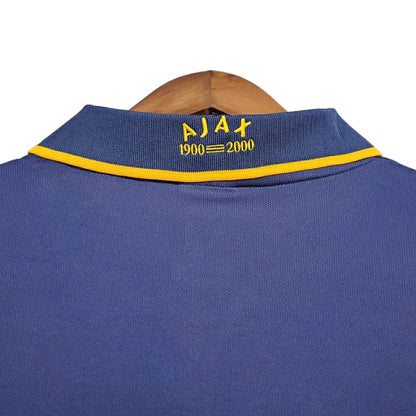 Camisa Ajax Retrô 2000/2001 Azul e Amarela
