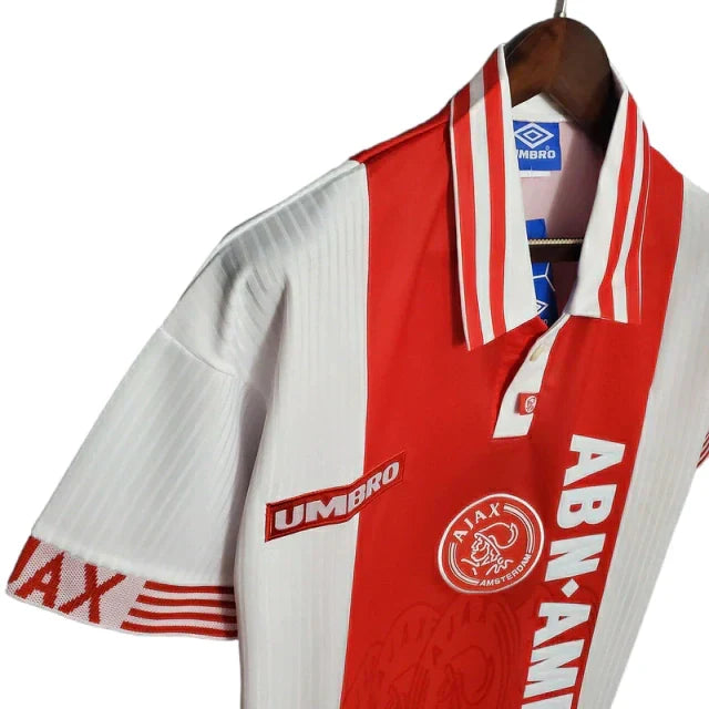 Camisa Ajax Retrô 1997/1998 Vermelha e Branca