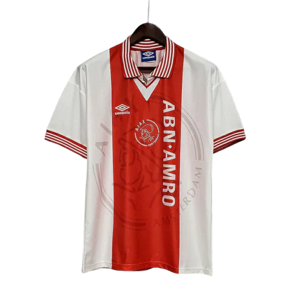 Camisa Ajax Retrô 1995/1996 Vermelha e Branca