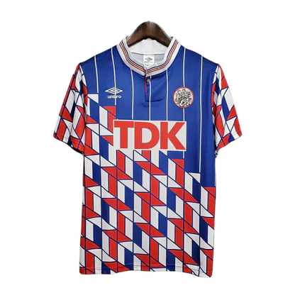 Camisa Ajax Retrô 1990 Azul