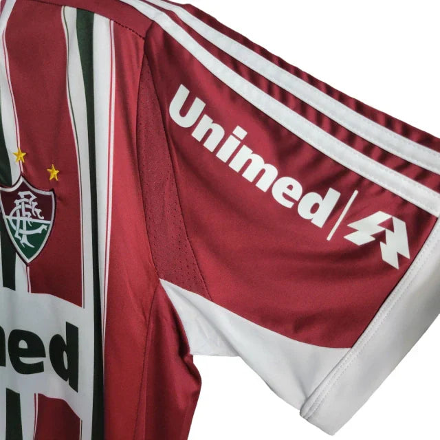 Camisa Fluminense I 2012 Retro Masculina - Tricolor Unimed