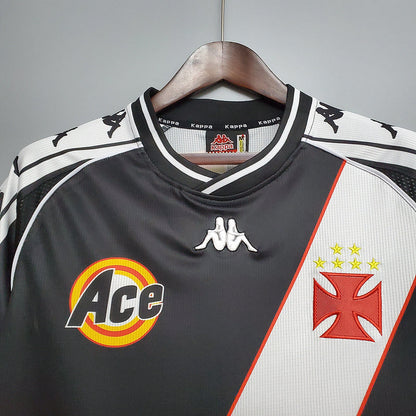 Camisa Retrô Vasco I Home 2000/01 Masculino Preto