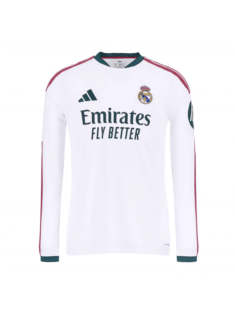 Camisa Real Madrid Home Manga Longa 26/27 - Torcedor Masculina