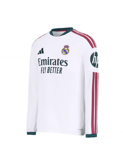 Camisa Real Madrid Home Manga Longa 26/27 - Torcedor Masculina