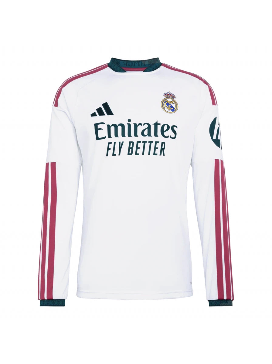 Camisa Real Madrid Home Manga Longa 26/27 - Torcedor Masculina