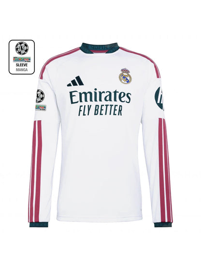 Camisa Real Madrid Home Manga Longa 26/27 - Torcedor Masculina