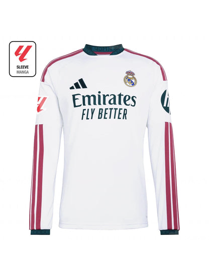 Camisa Real Madrid Home Manga Longa 26/27 - Torcedor Masculina