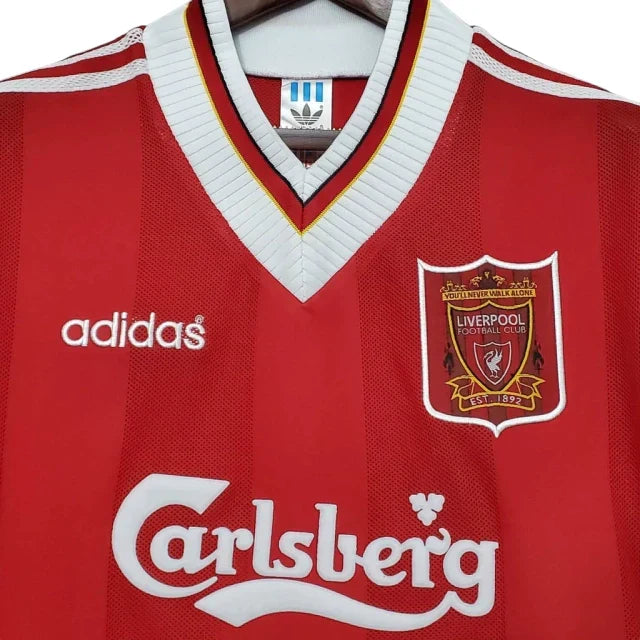 Camisa Liverpool Retrô 1996/1997 Vermelha e Branca